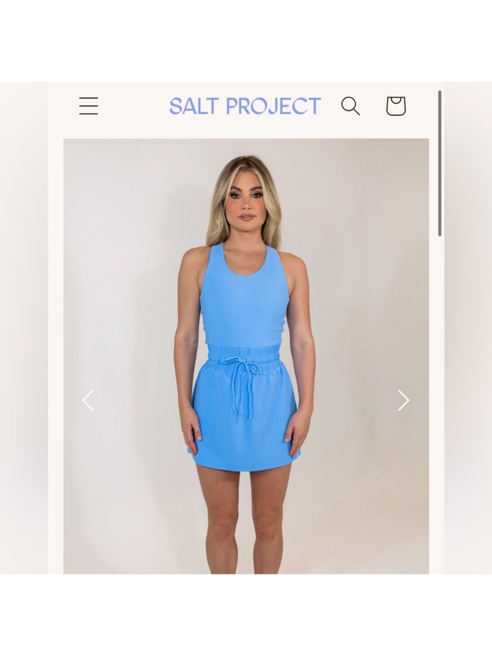 Salt Project Refined Ribbed Do Anything Dress